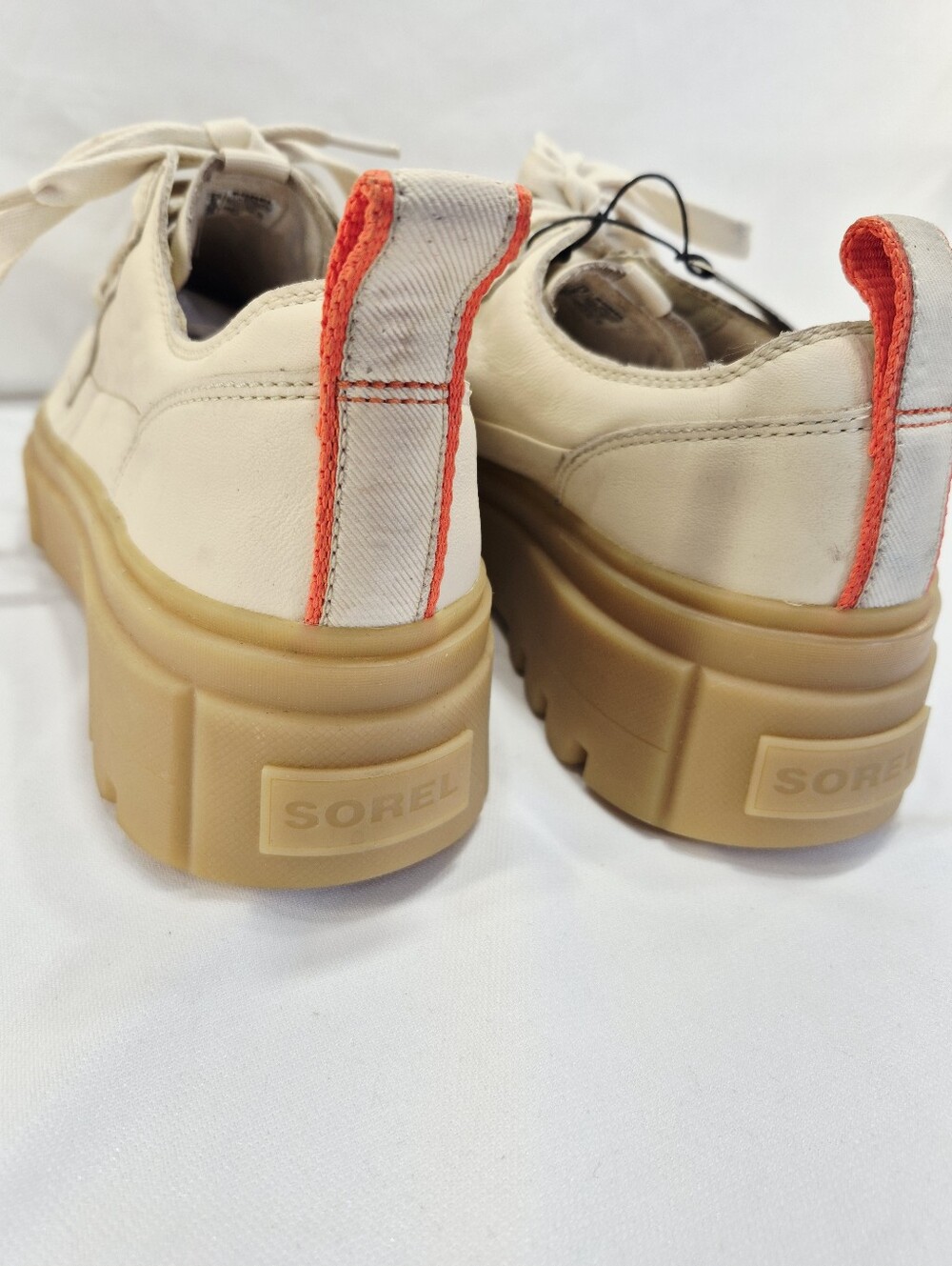 Sorel Caribou X Cream Waterproof Leather Platform Shoes Women's 11M NWT - Picture 10 of 13